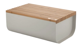 Bread Basket + Bread Board Alessi Mattina Warm Grey