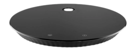 Keukenweegschaal Alessi Plissé Kitchen Scale Black
