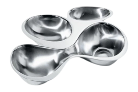 Schaal Alessi Babyboop 4 Vakken