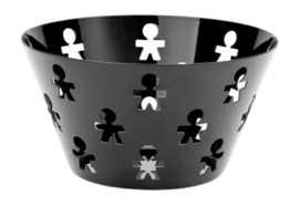 Fruitmand Alessi Girotondo Black