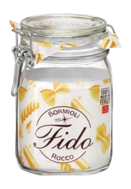 Weckpot Bormioli Rocco Fido Klempot Vierkant 1L