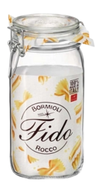 Weckpot Bormioli Rocco Fido Klempot Vierkant 1,5L