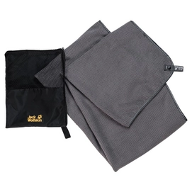 Reisehandtuch Jack Wolfskin Waffle Towel XL Pebble Grey