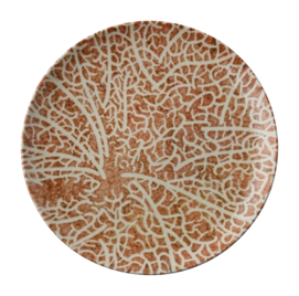 Assiette Plate Arthur Krupp Porcelaine Nature Essence C 27,5 cm