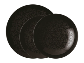 Vaisselle Arthur Krupp Porcelain Eclipse Night (12-Pièces)