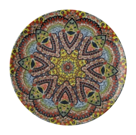 Essteller Arthur Krupp Porcelain Mandala C 27,5 cm
