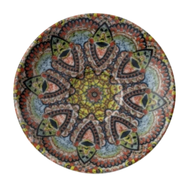 Untertasse Arthur Krupp Porzellan Mandala C 12 cm