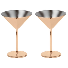 Martiniglas Paderno Mirror Copper (2er-Set)