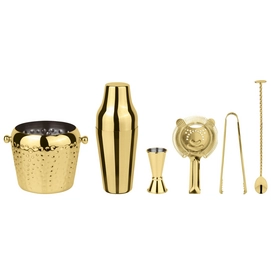 Cocktailset Paderno Ice Mirror Gold (Set van 6)