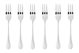Dessertvork Sambonet Bloom Inox Grijs (6-delig)