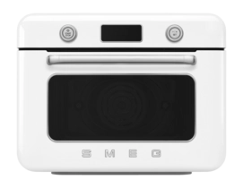 Dampfbackofen Smeg COF01WHEU 50s Style White
