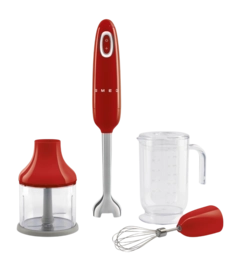 Mixeur Plongeant Smeg HBF03RDEU 50s Style Red
