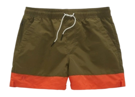 Badehose OAS Orange Stripe Herren