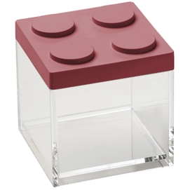 Boîte de Rangement Omada Brickstore Red 0,5 L