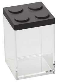 Storage Container Omada Brickstore Black 1 L