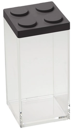 Opbergbox Hoog Omada Brickstore Black 1,5 L
