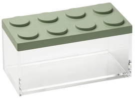 Opbergbox Laag Omada Brickstore Sage Green 1,5 L