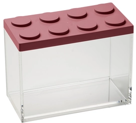 Opbergbox Omada Brickstore Red 2 L
