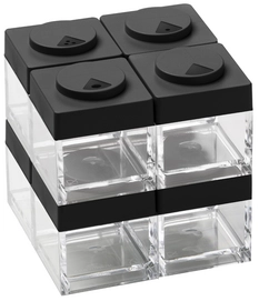 Kruidenpot Omada Brickstore Black (8-Delig)