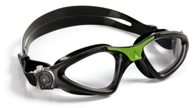 Schwimmbrille Aqua Sphere Kayenne Transparente Linsen Schwarz/Grün