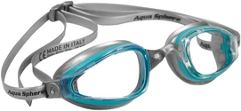 Schwimmbrille Aqua Sphere K180 Lady Transparente Linsen Blau/Silber