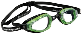 Lunettes de Natation Aqua Sphere K180+ Clear Lens Green Black