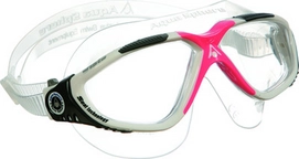 Lunettes de Natation Aqua Sphere Vista Lady Clear Lens White Red Obsession