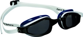 Schwimmbrille Aqua Sphere K180 getönte Linsen Weiß/Blau