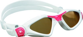 Zwembril Aqua Sphere Kayenne Lady Dark Lens White Red Obsession
