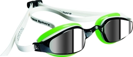 Schwimmbrille  Aqua Sphere K180 Gespiegelte Linsen Weiß/Grün