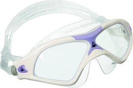 Schwimmbrille Aqua Sphere Seal XP 2 Lady Weiß Lavendel