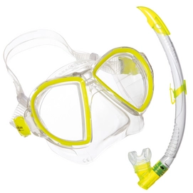 Snorkelset Aqua Lung Sport Duetto LX & Airflex Purge Yellow