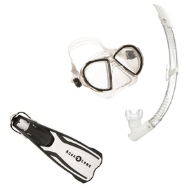 Snorkelset Aqua Lung Sport Amika Travel  White 35 - 38