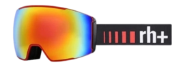Ski Goggles RH+ Unisex Code Matt Red / Lens Revo Red / Strap Black-Red-White
