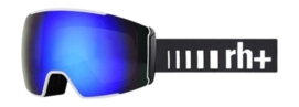Ski Goggles RH+ Unisex Code Matt White / Lens Revo Blue / El Black-White