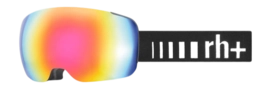 Ski Goggles RH+ Unisex Gotha Matt Black / Lens Revo Pink / El Black-White