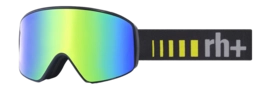 Ski Goggles RH+ Unisex Logo Evo Matt Black / Lens Revo Gold / El Black-Acid Lime-Grey