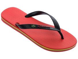 Slipper Ipanema Men Classic Brasil Red Black