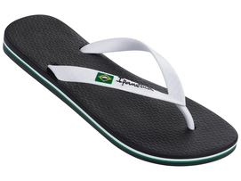 Slipper Ipanema Men Classic Brasil Black White