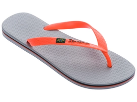 Slipper Ipanema Men Classic Brasil Grey Neon Orange