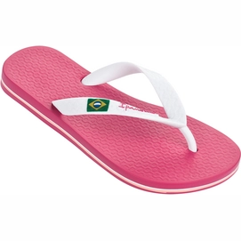 Flip Flop Ipanema Classic Brasil Kids Pink White Kinder-Schuhgröße 31 - 32