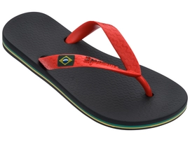 Slipper Ipanema Kids Classic Brasil Kids Black Red
