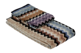 Handtuch Missoni Adam Black Multicolor (70 x 115 cm)