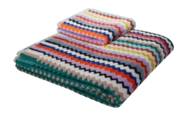 Handdoek Missoni Riverbero Multicolor (40 x 70 cm)