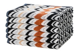 Gezichtsdoekje Missoni Bernard Black Multicolor (Set van 6)