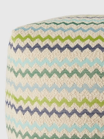 Poef Missoni Capri Outdoor Cube Green Multicolor