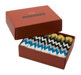 Gezichtsdoekje Missoni Best Black Multicolor (set van 6)