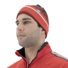 Bonnet UYN Unisexe Natyon Two Tone Beanie Black High Red White Large