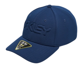 Pet Oakley 6 Panel Stretch Embossed Team Navy L/XL