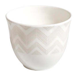 Mok Missoni Luxury Gift Box Zig Zag White Arabic Cup (Set van 6)